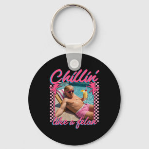 Llavero Trump Gracioso Chillin Como Un Felon Trump 2024