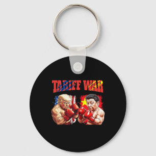 Llavero Trump gracioso contra Xi Jinping Boxing Match