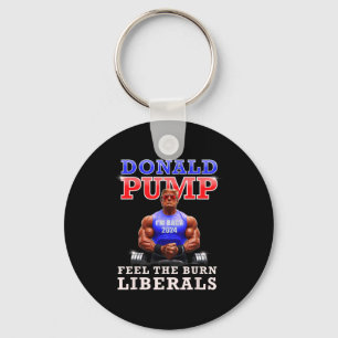 Llavero Trump gracioso se siente como los liberales quemad