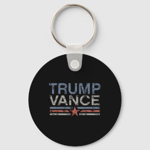 Llavero Trump Jd Vance 2024 Retro Stripe Trump Vance 2024