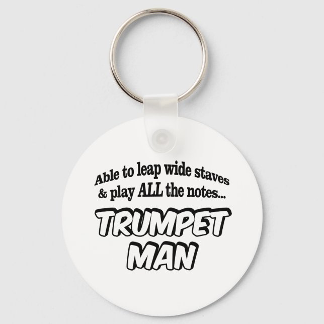 Llavero Trump Man - Superhéroe musical (Anverso)
