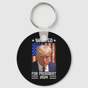 Llavero Trump Mug Shot Se Quiere Para Los Ee.Uu. President