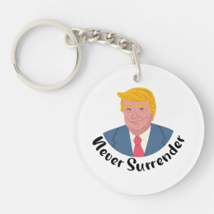 Llavero Trump Mugshot nunca se rinde