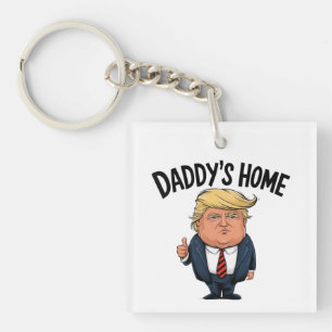 Llavero Trump Papá está en casa