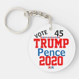 Llavero Trump Pence 2020 EDITAR Nombres