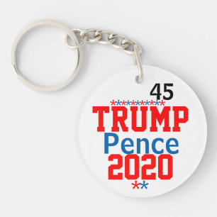 Llavero Trump Pence 2020 EDITAR Nombres Año