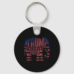 Llavero Trump Presidente 2024 Elefante Republicano 