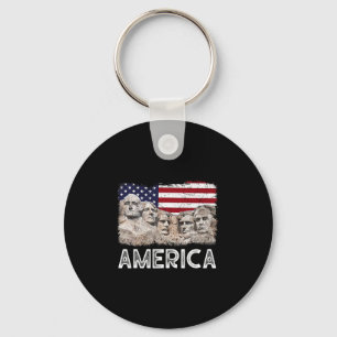 Llavero Trump Presidente 45º Rushmore Monte Bandera Americ