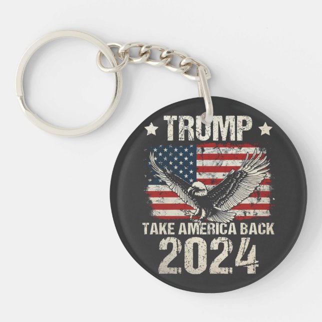 Llavero Trump retrotrae a Estados Unidos 2024 (Frente)
