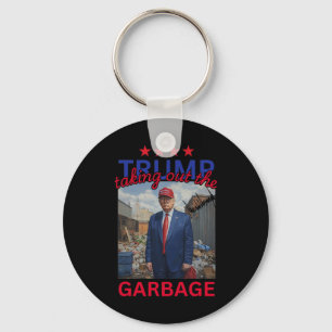 Llavero Trump Sacando A Trump El Divertido Garbyge 2024