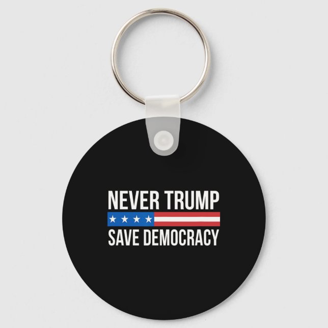 Llavero Trump - Salvar la Democracia -  (Anverso)