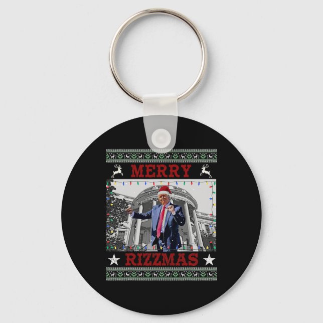 Llavero Trump se equivoca con las rizmas gracioso baile hu (Anverso)