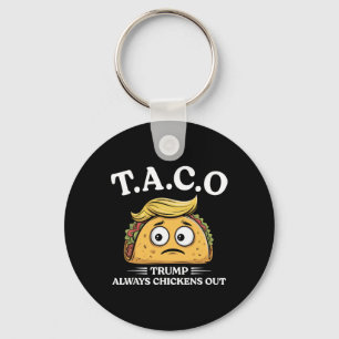 Llavero Trump Siempre se Rinde Taco Divertido Taco Trump C