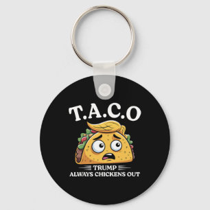 Llavero Trump Siempre se Rinde Taco Divertido Taco Trump C