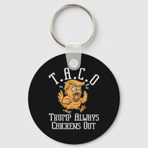 Llavero Trump Siempre se Rinde Vámonos Taco Divertido 8 