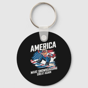 Llavero Trump Snowboard Estados Unidos - Hacer El Snowboar