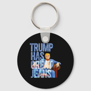 Llavero Trump Tiene Grandes Jeans Camiseta Divertida de Me