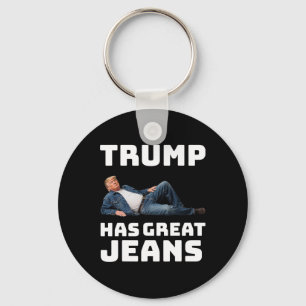 Llavero Trump Tiene Grandes Jeans Camiseta Gráfica Diverti