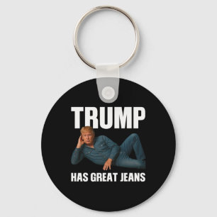 Llavero Trump Tiene Grandes Jeans Dicho Divertido de Meme