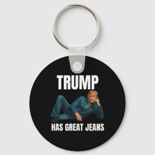 Llavero Trump Tiene Grandes Jeans Divertido Estilo Meme Ge