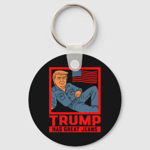 Llavero Trump Tiene Grandes Jeans Regalos Divertidos de Hu