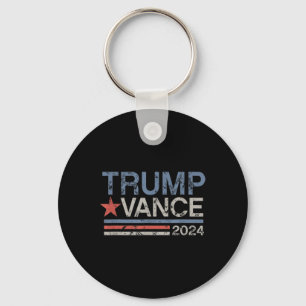 Llavero Trump Vance 2024 Retro Stripe Trump Jd Vance
