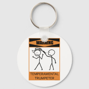 Llavero Trumpetero de advertencia de temperatura