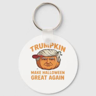 Llavero Trumpkin de Halloween: Cita parodia temeraria para