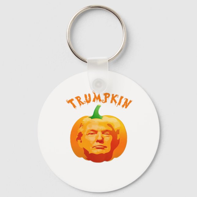 Llavero Trumpkin Funny Halloween - Spooky Parody Edition (Anverso)
