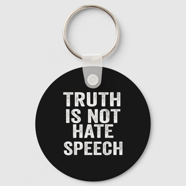 Llavero Truth Is Not Hate Speech  (Anverso)