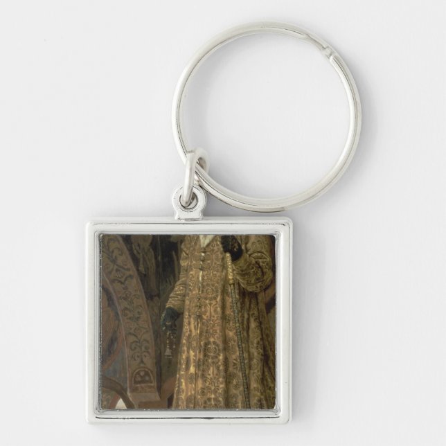 Llavero Tsar Ivan IV Vasilyevich "" el 1897 terrible (Frente)