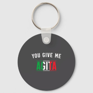 Llavero Tú divertido das Agita jerga italiana dicho