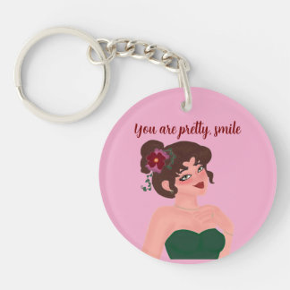 llavero tu eres linda para dama