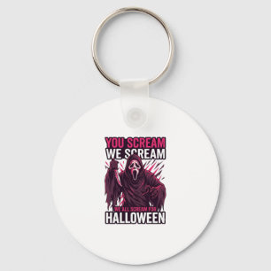 Llavero Tú gritas nosotros Halloween Ghostface Cuchillo Sa