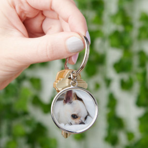 Llavero Tu mascota perro cachorro personalizado foto chihu