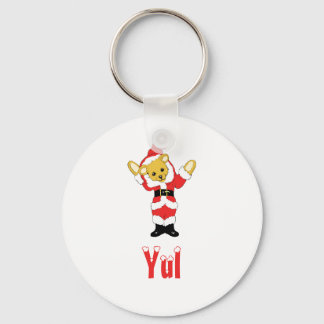 Llavero ¡Tu Nombre Aquí! Letra personalizado Y Teddy Bear