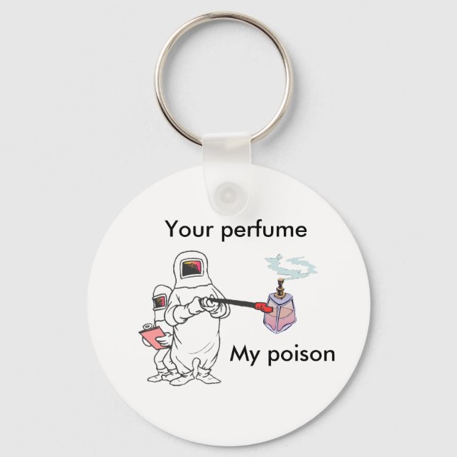 Llavero Tu perfume, Mi cadena de llaves venenosas (Anverso)