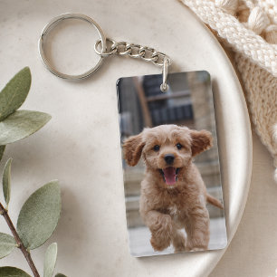 Llavero Tu perro 2 Foto subida Mascota Cute