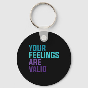 Llavero Tu Sentimientos Son Válidos Mensaje Salud Mental T