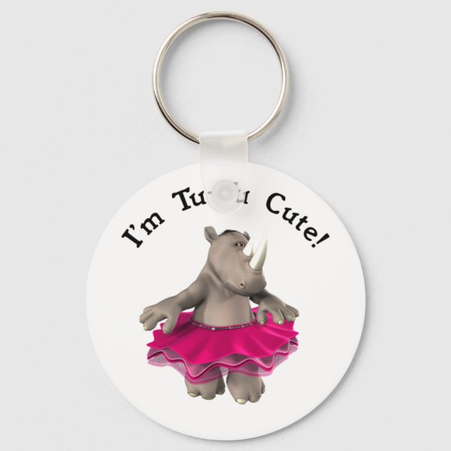Llavero Tu-Tu-Cute Rhino Keychain (Anverso)