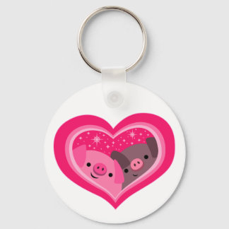 Llavero Tú Y Yo (Cute Personalizados Cerdos)