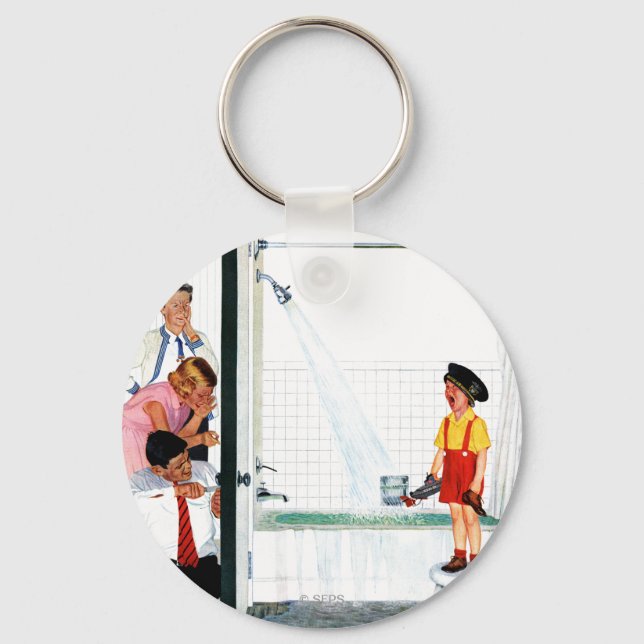 Llavero Tub desbordante (Anverso)