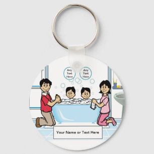 Llavero Tub Time - 2 Boys Personalizado por PrintedPerfect