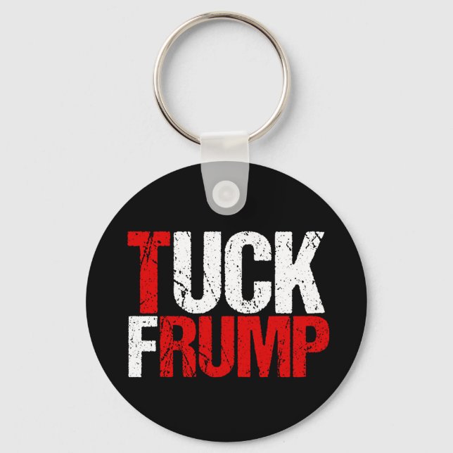Llavero Tuck Frump es gracioso contra Trump (Anverso)
