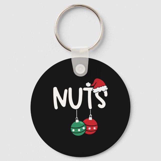 Llavero Tuercas de pecho coincidiendo con castañas Navidad (Anverso)