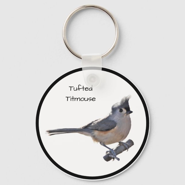 Llavero Tufted Titmouse (Anverso)