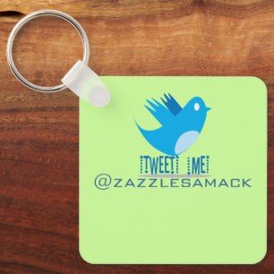Llavero Tuiteame @ Tu Dirección de Tweet