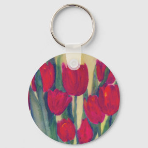Llavero tulipán rojo