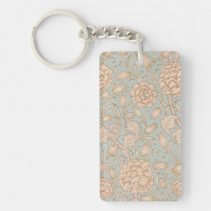 Llavero Tulipán Silvestre Floral Diseño de William Morris
