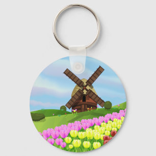 Llavero Tulipanes de Holanda